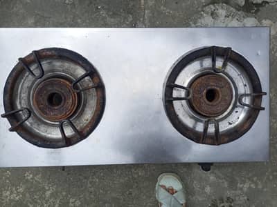 heavy non rusting matalic body stove