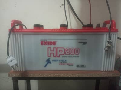 EXIDE HP200 130AH Tubular Battery