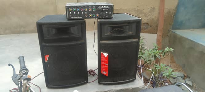 2 wooder + amplifier