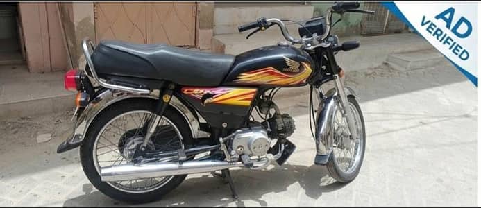 Honda CD 70 2020 Model – Like New Condition