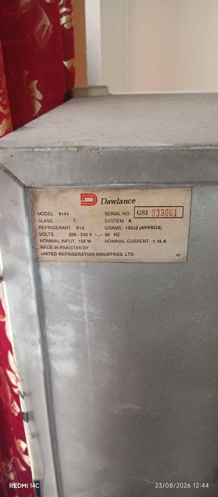 Dawlance MODEL 9144 8