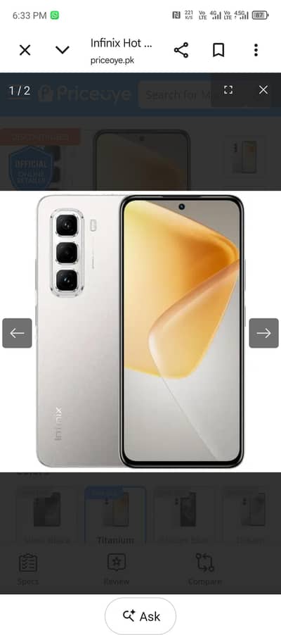 Infinix Hot 50 Pro