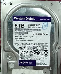 WESTREM DIDGITAL 8 TB HARD FOR SALE