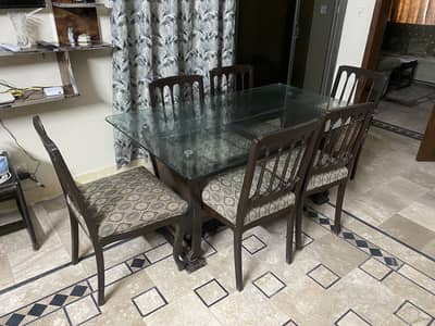6 seater dining table