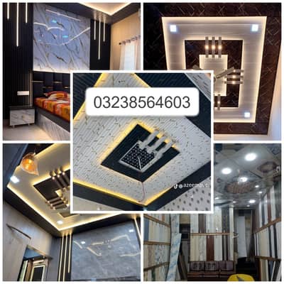 Gypsum ceiling 2x2- Fancy ceiling- Pvc fancy ceiling-Ceiling 2 by 2
