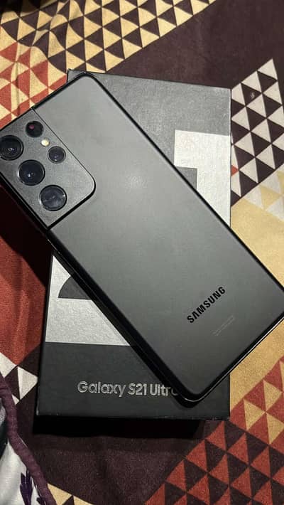 Samsung s21 ultara 5G 12gb128 dual sim approved ha Life time 10/9