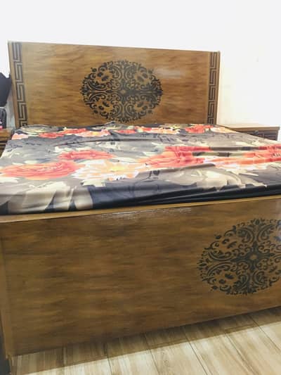 Wooden Bed For Sale Bahria Town Lahore