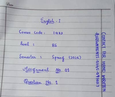 AIOU spring assignments