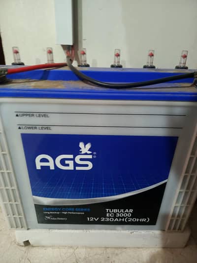 AGS Tubular EC 3000 Battery 12V 230Ah – 11 Months Used