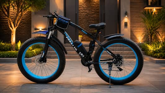 Foxster Electric Fat Bike | 36V Battery | 45–50 KM Range | Fat Tyres