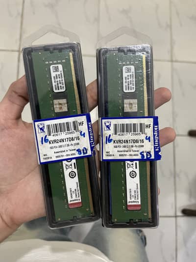Kingston 32GB DDR4 2400MHz Desktop RAM Kit (2x16GB)