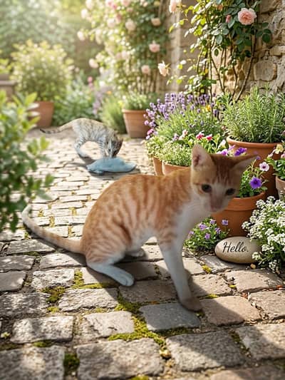 10 months old Ginger Tabby male cat