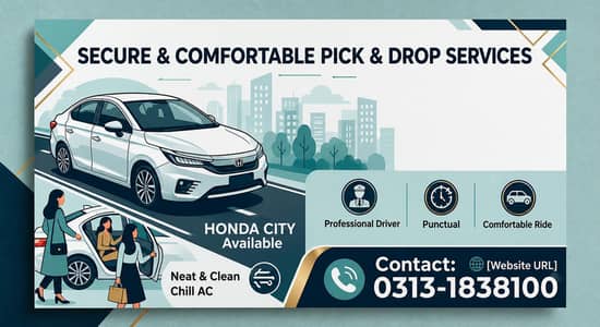 Honda city available for Booking with driver
