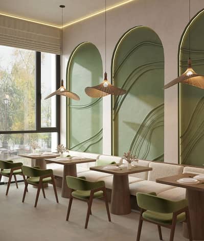 Cafe interior/Office & Commercial Partition/Professional Finishing