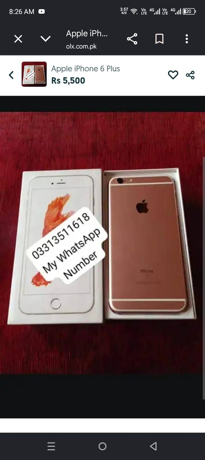 Apple iPhone 6S Plus 0