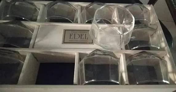 Edel glass set for sale.