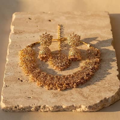 Artificial Bridal/Party wear necklace set