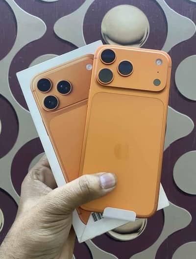 I phone 17 pro max cosmic orange