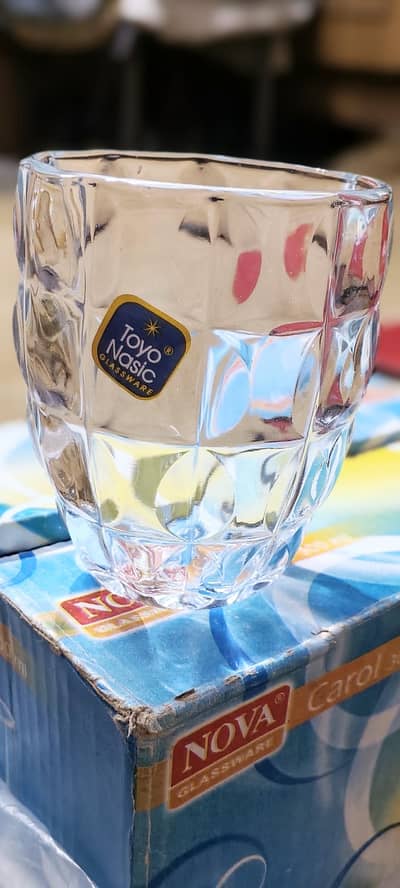 Glass Set of 6 Pieces Fresh Box Pack Sale Faisalabad