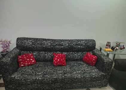 Black 5 seater sofa set for sale