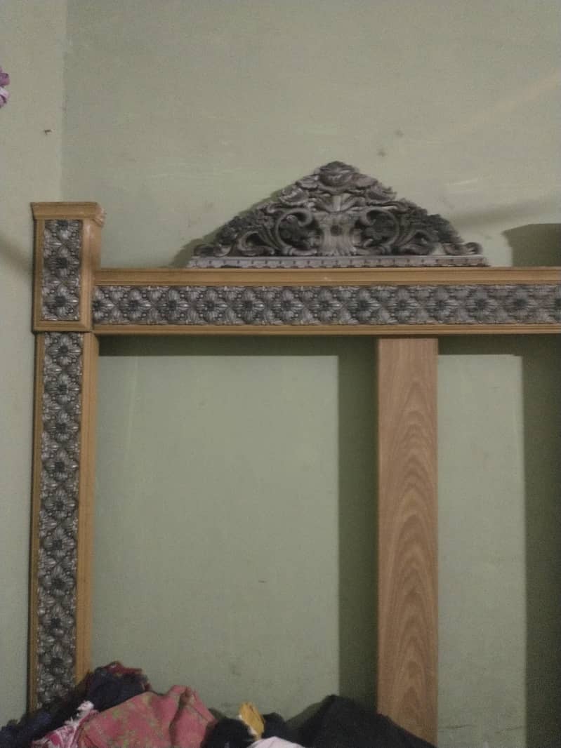 Bed With Side Table With Dressing 1