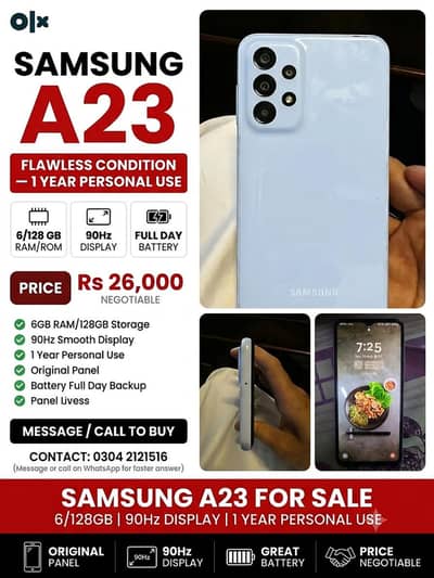 Samsung Mobile A23