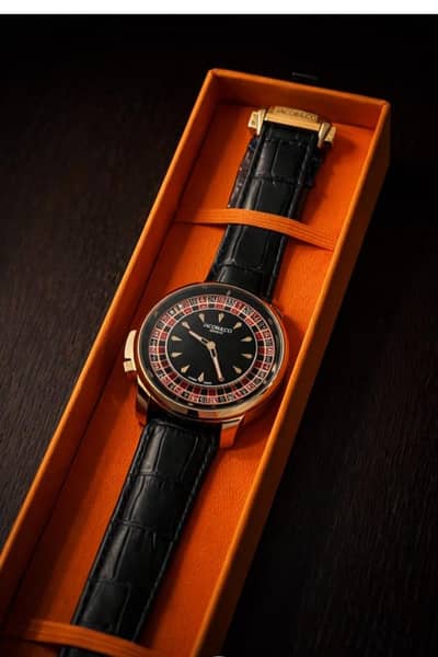 Jacob & Co Luxury Roulette Dial Watch – Premium Black & Rose Gold