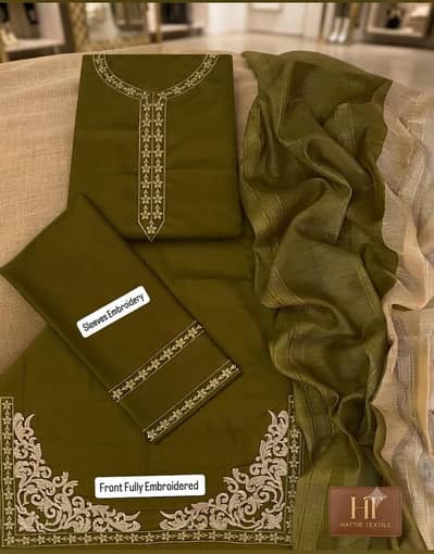 3 piece Embroidered Suits | Lawn embroidered collection
