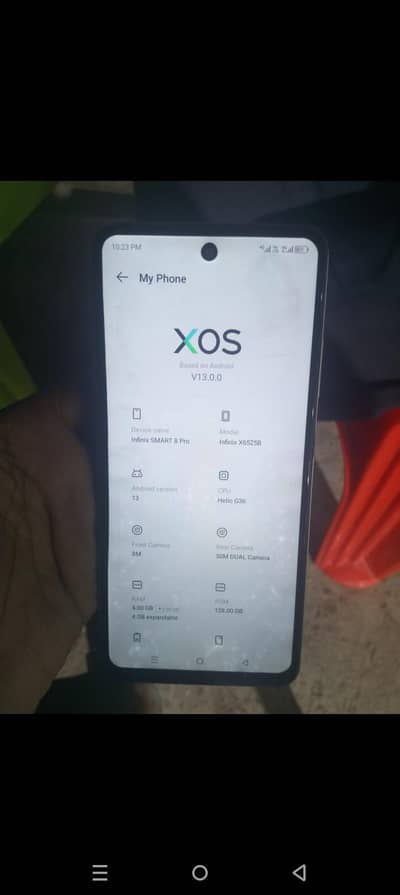 Infinix Smart 8 Pro 8+128gb redd add