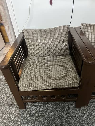 7 seater wooden sofa set