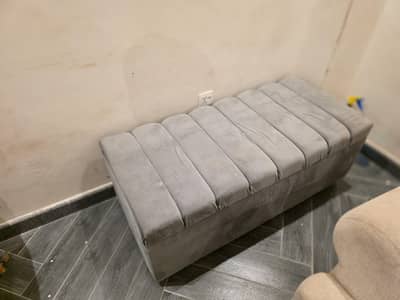 Modern Sofa Set & Ottoman – Good Condition