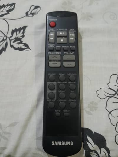 hometheater original Samsung remote model no. PS-WTZ212