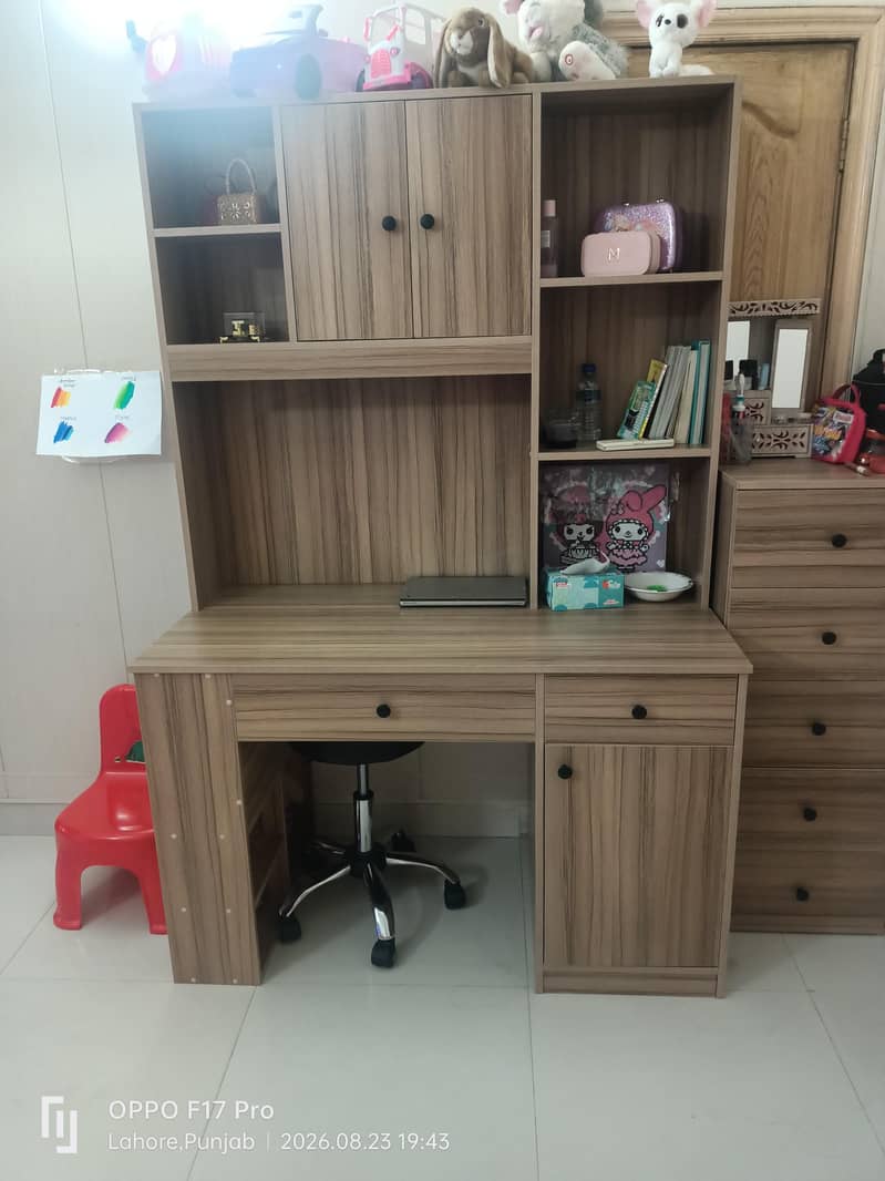 study table or  Chester table 5 drawer 1