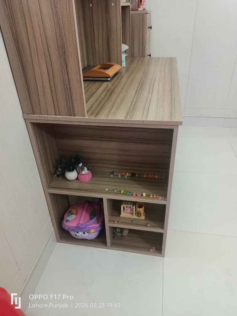 study table or  Chester table 5 drawer 2