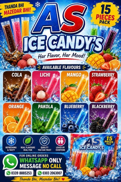 # AS ICE CANDY'S #