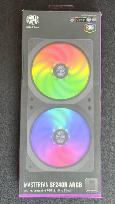 cooler master rgb fan SF240R ARGB