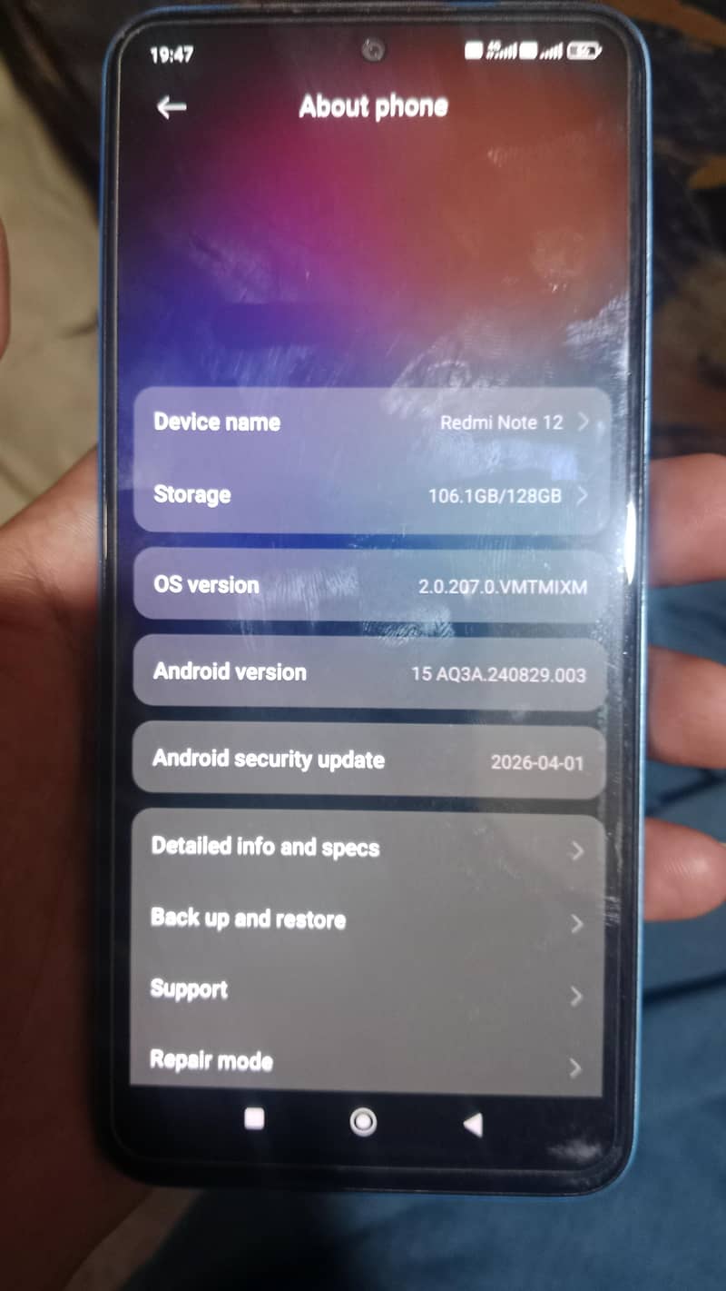 Redme Note 12 7