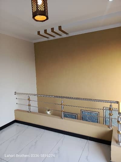 Water Bore Wala Brand New 6 Marla marla Doubel Story Full House Independent Available for Rent in Airport Housing Society Near Gulzare Quid and Express Highway
