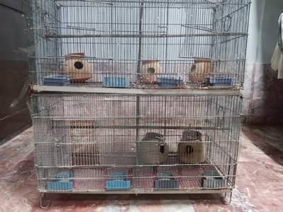 4 large portion cage for birds