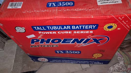 PHOENIX 3500 TX TUBULAR BATTERY