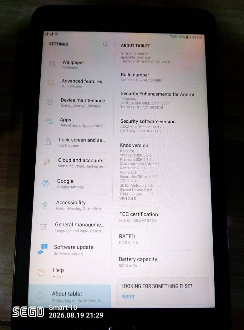 SAMSUNG TABLET 1