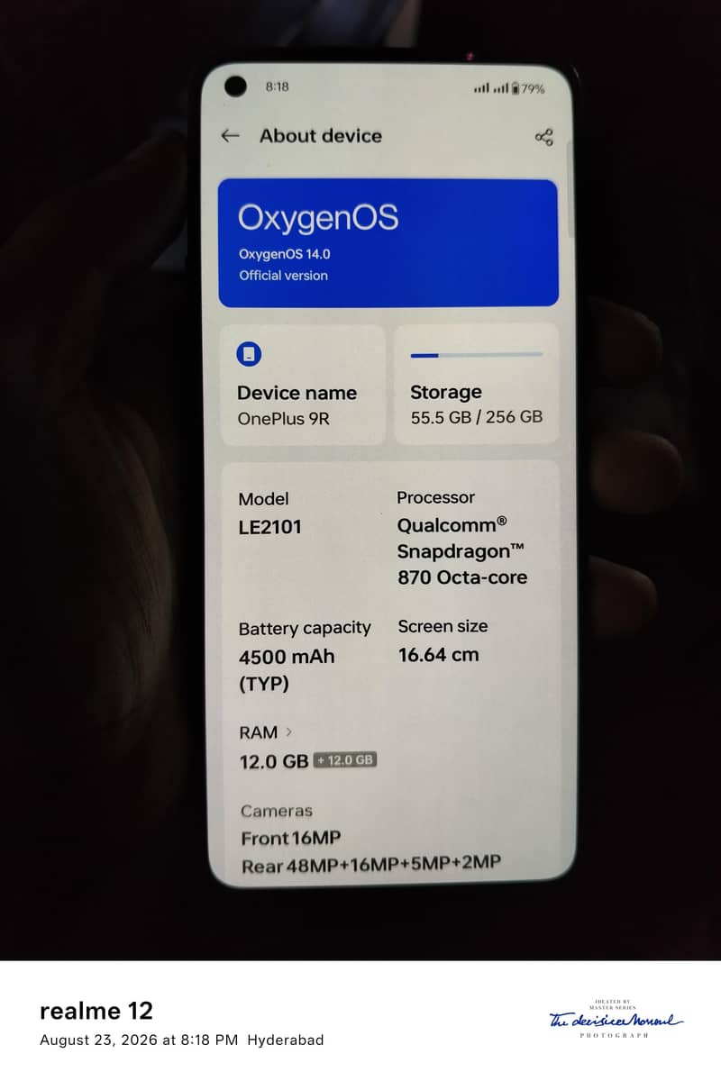One Plus 9R 3
