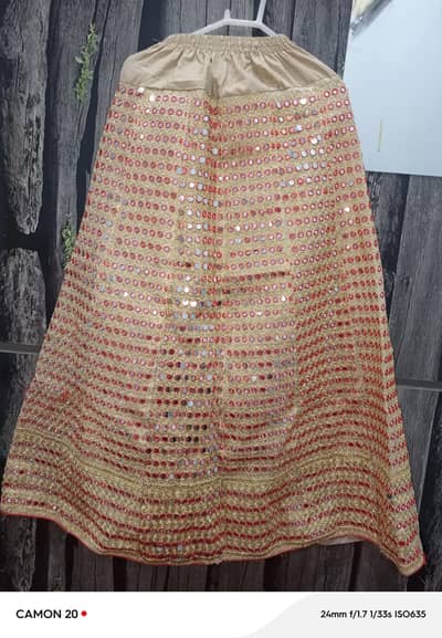 lehnga choli with net duppatta