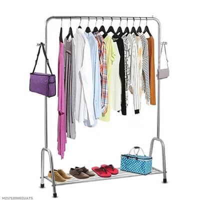 Silver hanging rack