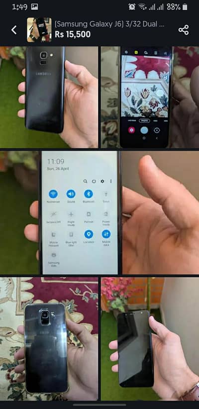 Samsung Mobile J6 Dual Sims Pta 3/32