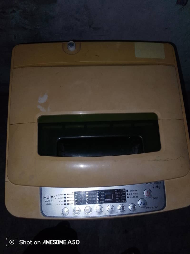 Haier Automatic 7.5 litter 1
