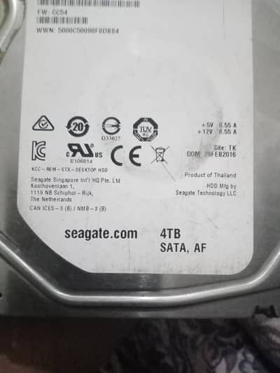 4 TB harad
