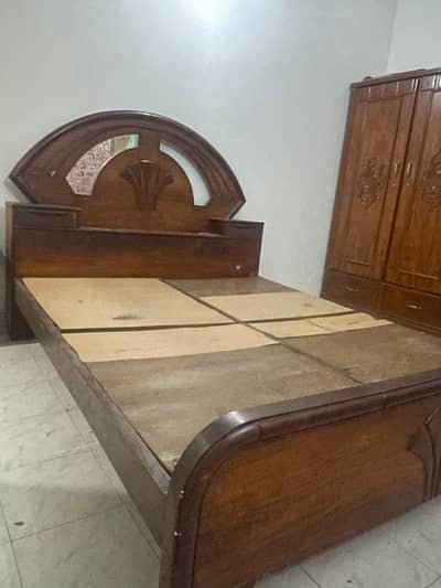 double bed made tahli wood