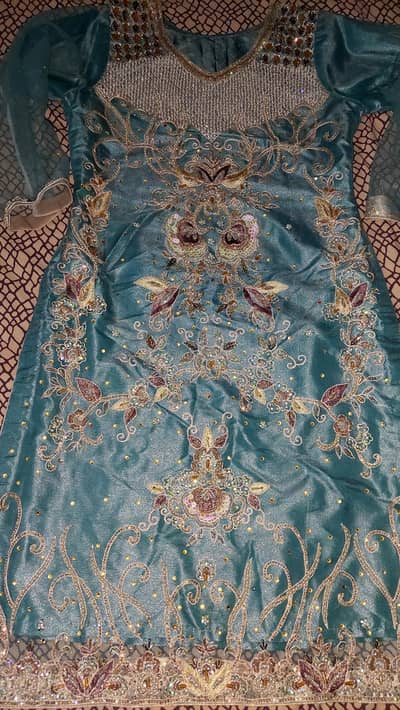 fully handmade adda work dress