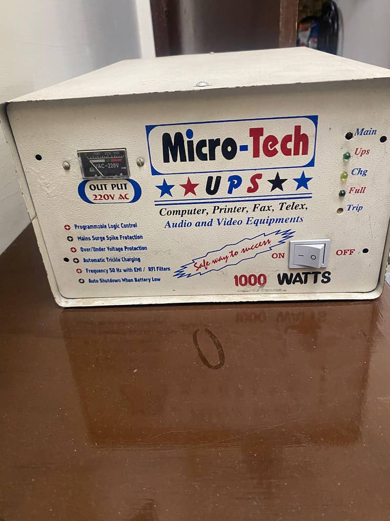 Micro-tech  1000 watts UPS 0
